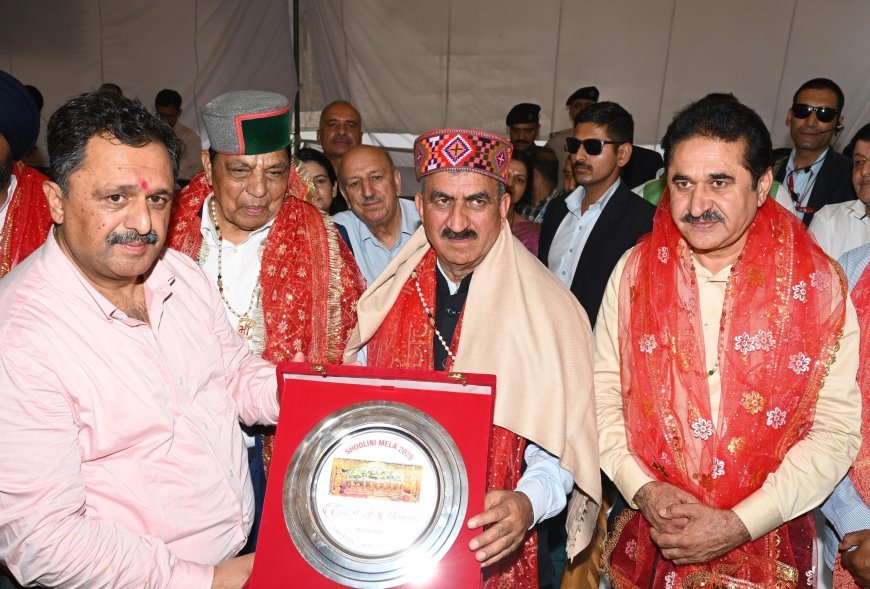 मुख्यमंत्री ने ऐतिहासिक शूलिनी मेले का शुभारम्भ किया