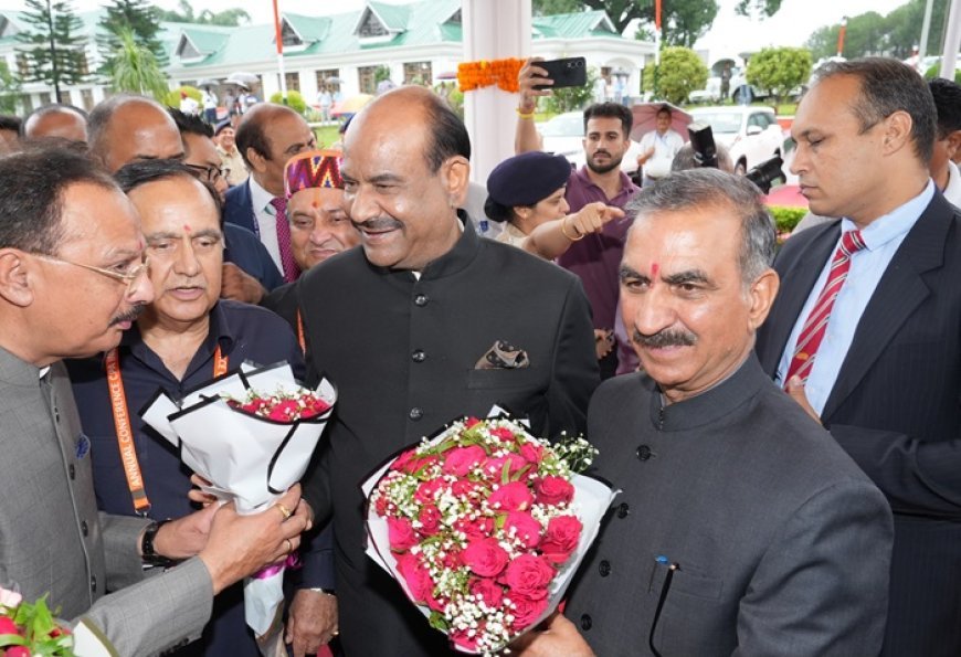 लोकसभा अध्यक्ष ओम बिड़ला ने तपोवन में सीपीए ज़ोन-2 वार्षिक सम्मेलन का शुभारम्भ किया