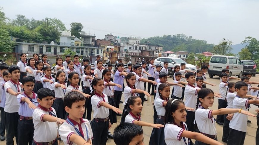 द मैग्नेट पब्लिक स्कूल हमीरपुर में मनाया गया अंतराष्ट्रीय नशा मुक्ति दिवस