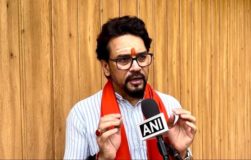 कांग्रेस ने प्रदेश को बदहाली पर धकेला, लॉटरी के ज़रिए अब निशाने पर परिवार: अनुराग सिंह ठाकुर 